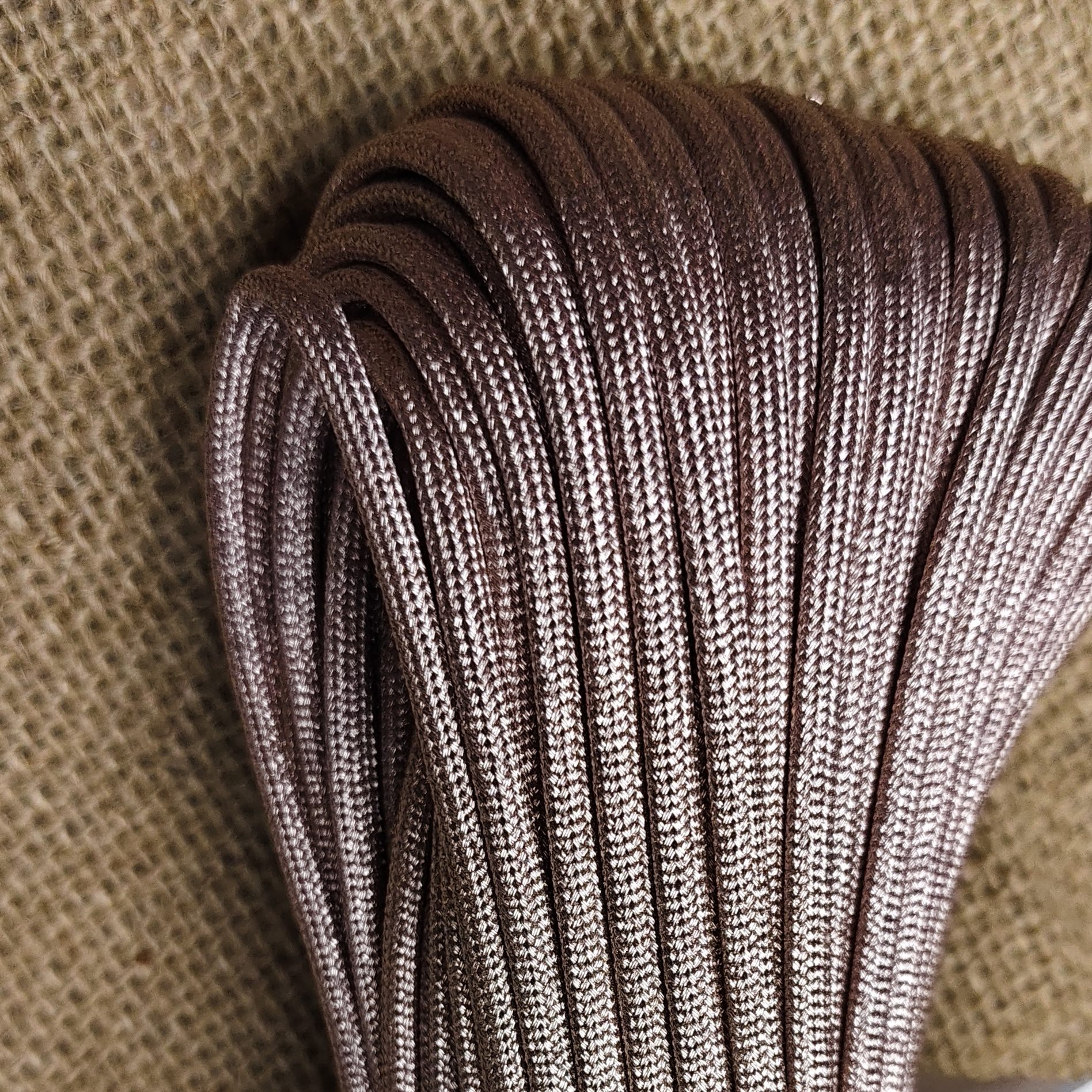 Tali Paracord 4mm Silver Glitter Sparkling